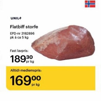 Storcash Flatbiff storfe tilbud