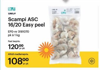 Storcash Scampi ASC 16/20 Easy peel tilbud