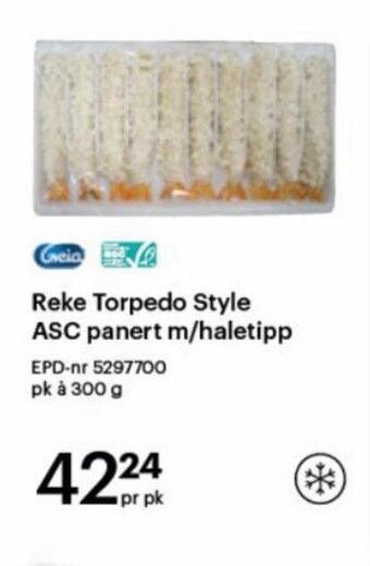 Storcash Reke Torpedo Style ASC panert m/haletipp tilbud