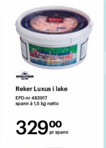 Storcash Reker Luxus i lake tilbud