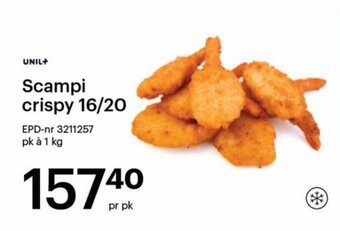Storcash Scampi crispy 16/20 tilbud