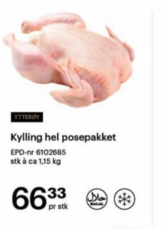 Storcash Kylling hel posepakket tilbud