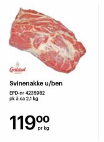 Storcash Svinenakke u/ben tilbud