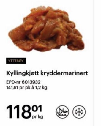 Storcash Kyllingkjøtt kryddermarinert tilbud