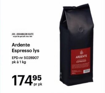 Storcash Ardente Espresso lys tilbud