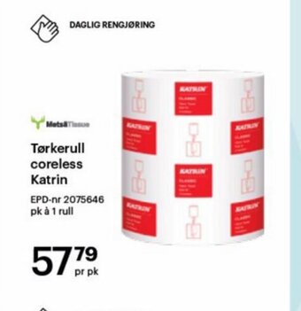 Storcash Tørkerull coreless Katrin tilbud