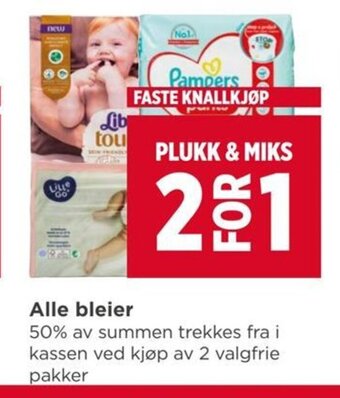 Meny Alle bleier tilbud