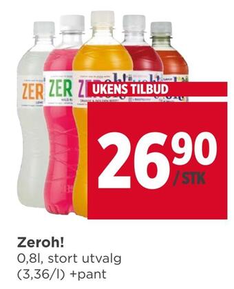 Meny Zeroh! tilbud