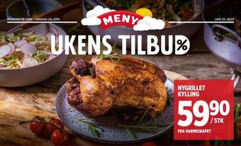 Meny Nygrillet kylling tilbud