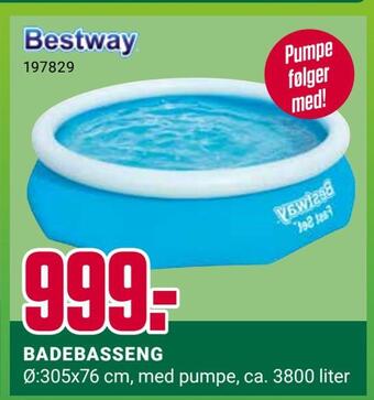Europris Badebasseng tilbud
