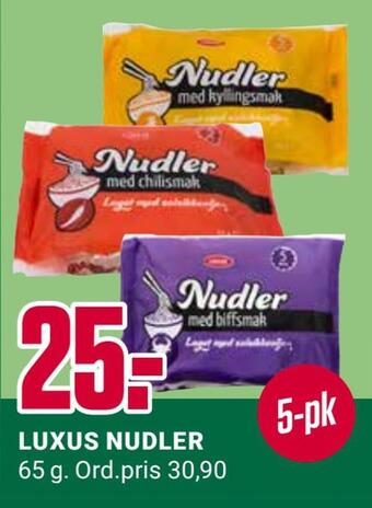 Europris Luxus nudler tilbud