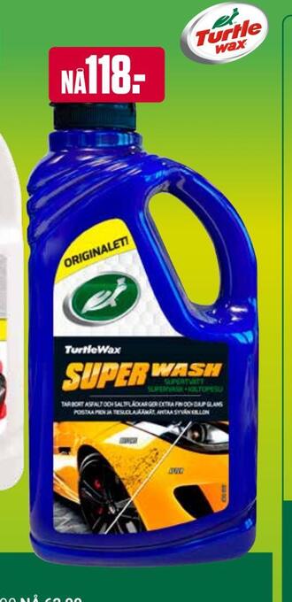 Europris Bilshampoo turtle wax tilbud