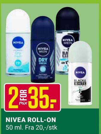 Europris Nivea roll-on tilbud