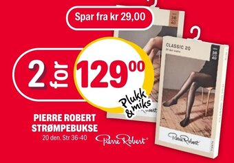 Coop Extra PIERRE ROBERT STRØMPEBUKSE tilbud