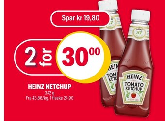 Coop Extra HEINZ KETCHUP tilbud