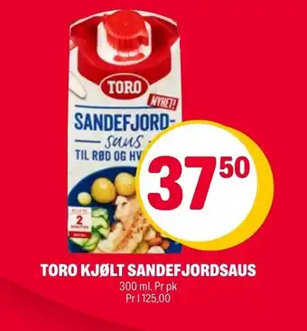 Coop Extra TORO KJØLT SANDEFJORDSAUS tilbud