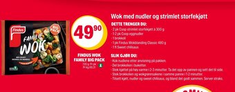 Coop Extra FINDUS WOK FAMILY BIG PACK tilbud