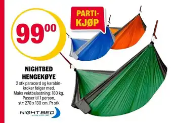 Coop Extra NIGHTBED HENGEKØYE tilbud