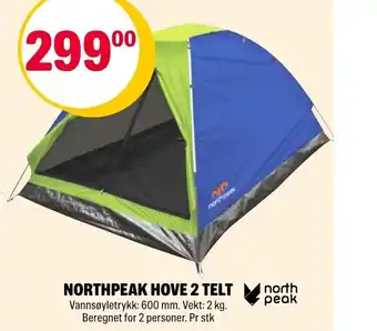 Coop Extra NORTHPEAK HOVE 2 TELT tilbud