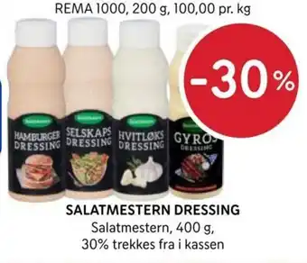 Rema 1000 SALATMESTERN DRESSING tilbud