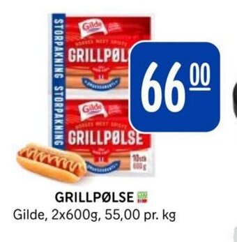 Rema 1000 GRILLPØLSE tilbud
