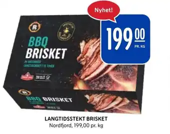 Rema 1000 LANGTIDSSTEKT BRISKET tilbud