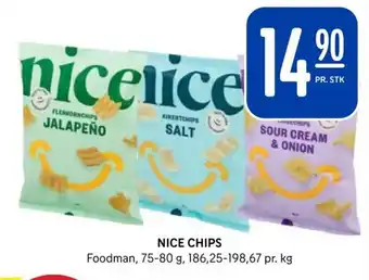 Rema 1000 NICE CHIPS tilbud