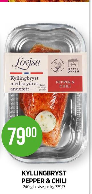 Kiwi Kyllingbryst pepper & chili tilbud