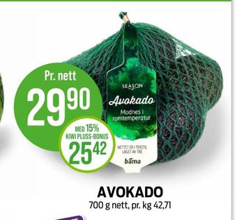 Kiwi Avokado tilbud