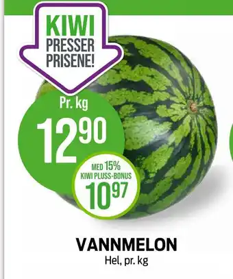 Kiwi Vannmelon tilbud