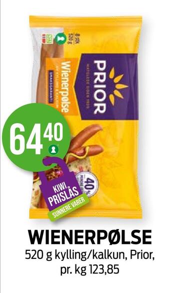 Kiwi Wienerpølse tilbud