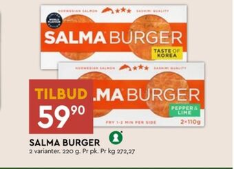Coop Mega Salma lakseburger tilbud