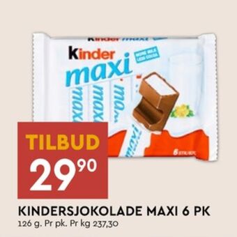 Coop Mega Maxi sjokoladebar tilbud