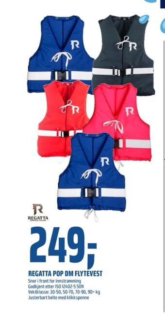 Coop Obs Regatta flytevest tilbud