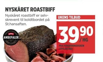 Meny NYSKÅRET ROASTBIFF tilbud