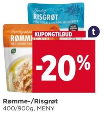 Meny Rømme-/Risgrøt tilbud