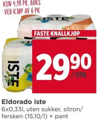 Meny Eldorado iste tilbud
