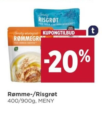 Meny Rømme-/Risgrøt tilbud