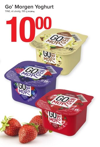 Spar Go' Morgen Yoghurt tilbud