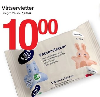 Spar Våtservietter Lillego tilbud