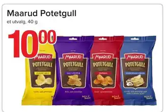 Spar Maarud Potetgull tilbud