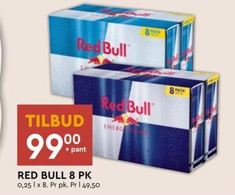 Coop Mega Red bull 8 pk tilbud
