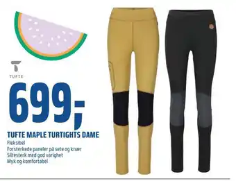 Coop Obs Tufte maple turtights dame tilbud