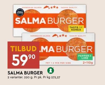 Coop Mega Salma burger tilbud