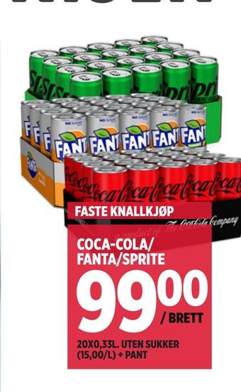 Jacobs Coca-cola/ fanta/sprite tilbud