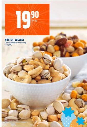 Coop Obs Nøtter i løsvekt tilbud