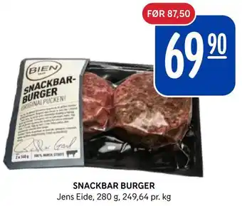 Rema 1000 Snackbar burger tilbud