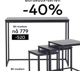 Skeidar Konsollbord tilbud