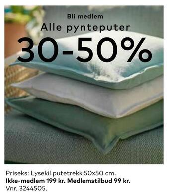 Skeidar Lysekil putetrekk tilbud