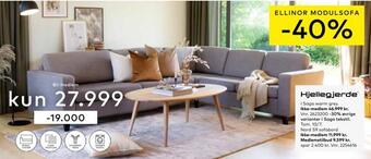 Skeidar Ellinor modulsofa tilbud